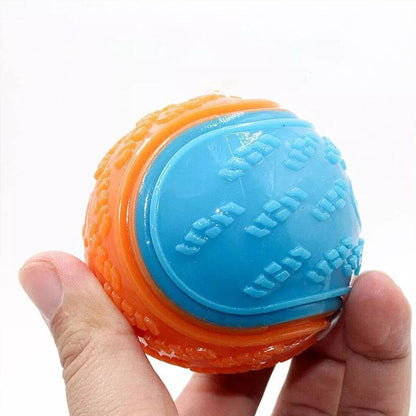 Scooby-Doo Durable Squeaky set of 8 Dog Balls for teeth Cleaning Interactive