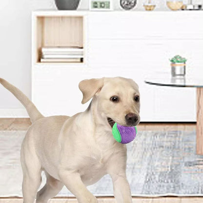 Scooby-Doo Durable Squeaky set of 8 Dog Balls for teeth Cleaning Interactive